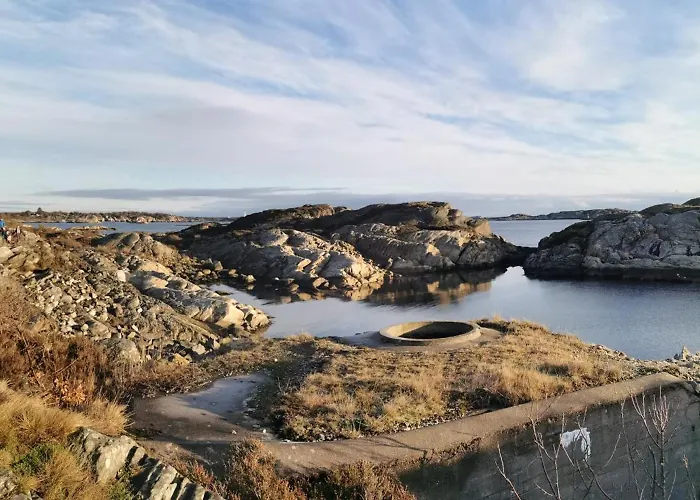 בית נופש Ferie Pa Bryggekanten I Kristiansand, Flekkeroy *